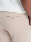 Krótkie spodenki męskie casual 531W - beżowe V2