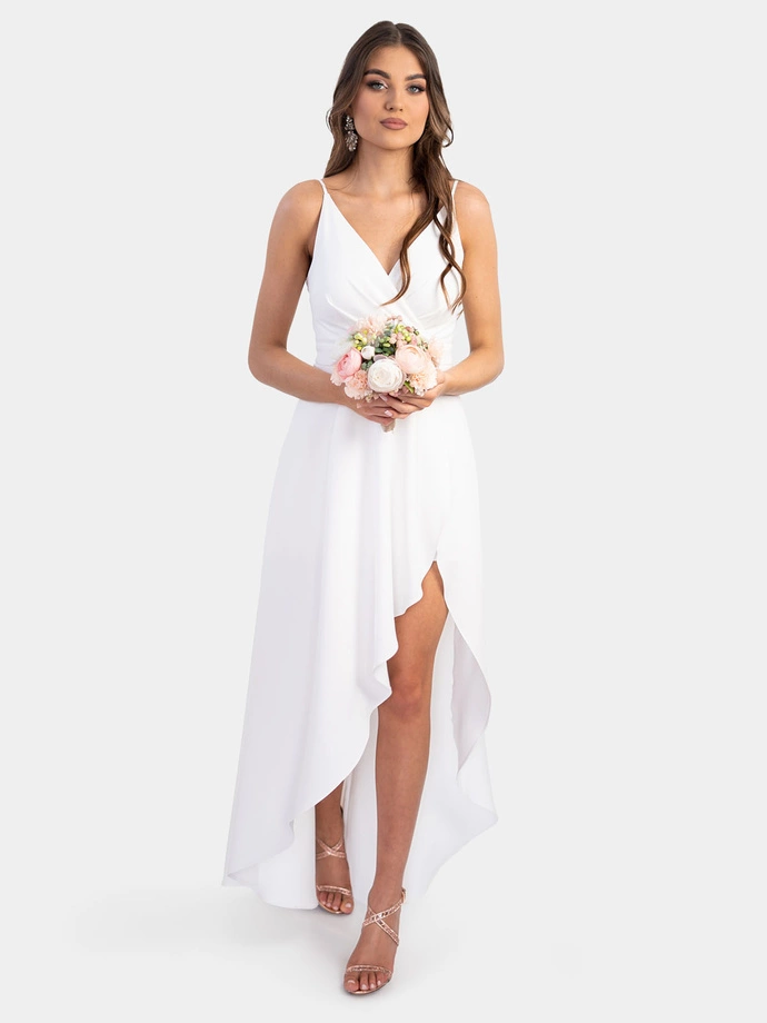 Sukienka maxi LOVE DLR164 - ecru