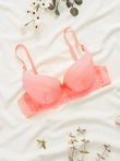 Biustonosz push-up 411ULR - różowy