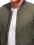 Kurtka męska przejściowa bomberka C634 - oliwkowa