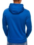 Bluza męska z kapturem 1213B - niebieska