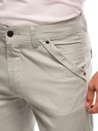 Krótkie spodenki męskie chino 504W - beżowe