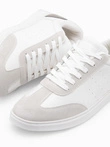 Męskie buty sneakersy  – białe V3 OM-FOCS-0104