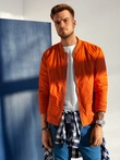 Kurtka męska bomberka 538C - ceglasta V3