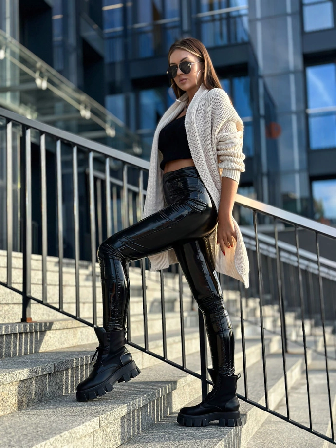 Sweter damski 022ELR - beżowy