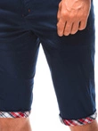 Krótkie spodenki męskie casual 479W - granatowe