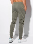 Spodnie męskie dresowe 1110P - ciemnooliwkowe