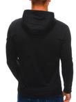 Bluza męska z kapturem 1213B - czarna