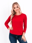 Bluzka damska longsleeve 017LLR - czerwona