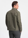 Kurtka męska biker 605C - khaki V1