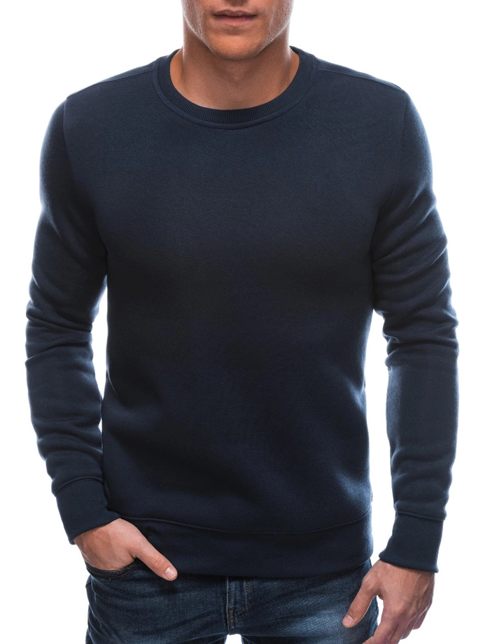Bluza męska bez kaptura 1212B - granatowa