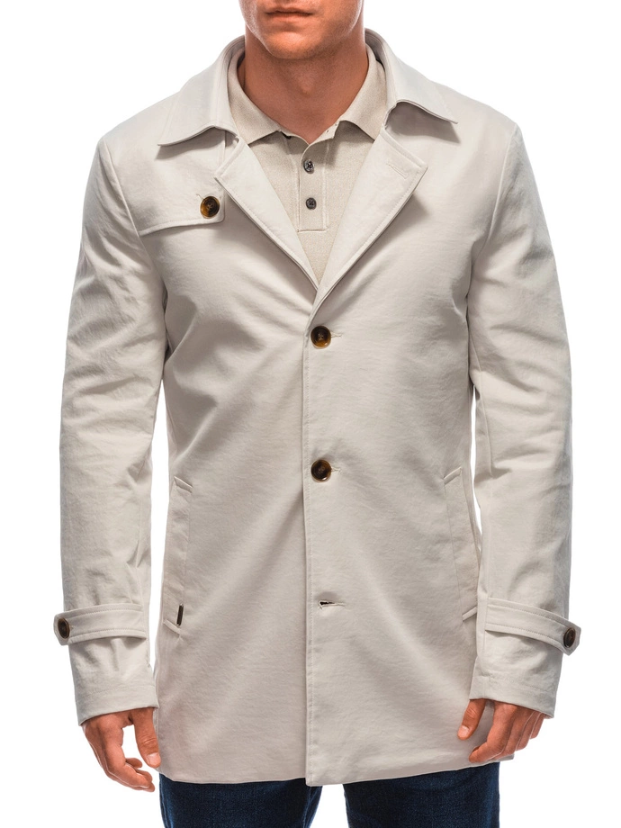 Płaszcz męski II gatunek 570C - jasnobeżowy