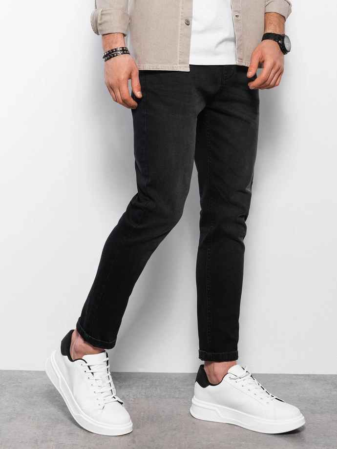 Spodnie męskie chino P894 - szare