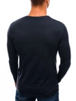 Longsleeve męski bez nadruku 59L - granatowy