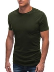 T-shirt męski basic EM-TSBS-0100 - oliwkowy