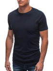 T-shirt męski basic EM-TSBS-0100 - granatowy