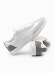 Męskie buty sneakersy  – białe V3 OM-FOCS-0104