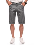 Krótkie spodenki męskie chino 504W - szare