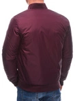 Kurtka męska przejściowa bomberka C634- bordowa