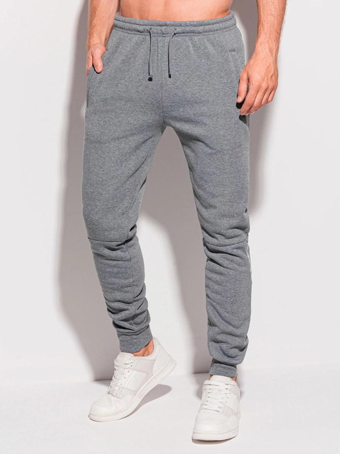 Spodnie męskie dresowe 1282P - szare