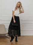 Spódnica damska 018GLR - czarny