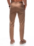 Spodnie męskie chino 1355P - camel