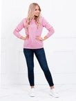 Bluza damska bez kaptura 001TLR - jasnoróżowa