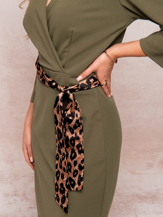 Sukienka damska 092DLR - khaki