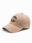 Czapka męska 158H - beżowa