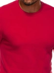 Bluza męska bez kaptura EM-SSNZ-22FW-019 V4 - czerwona