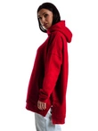 Bluza damska z kapturem TLR043 - czerwona