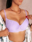 Biustonosz push-up 406ULR - fioletowy