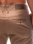 Spodnie męskie chino 1355P - camel