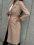 Płaszcz damski 034CLR - beżowy