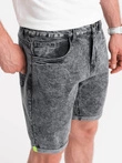Krótkie spodenki jeansowe 529W - szare