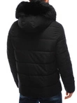 Kurtka męska zimowa pikowana 576C - czarna