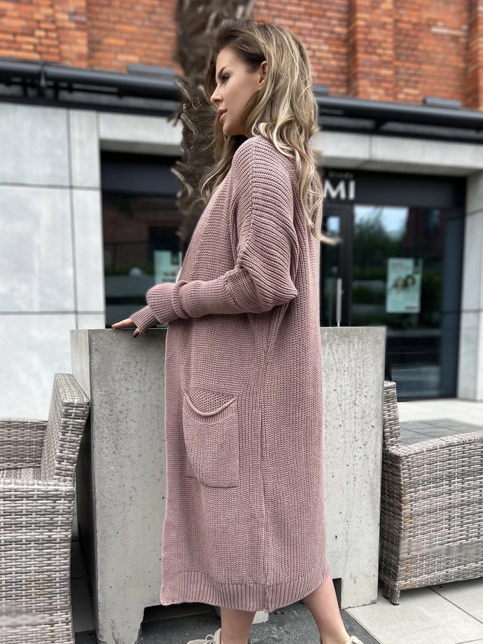 Sweter damski ELR027- różowy