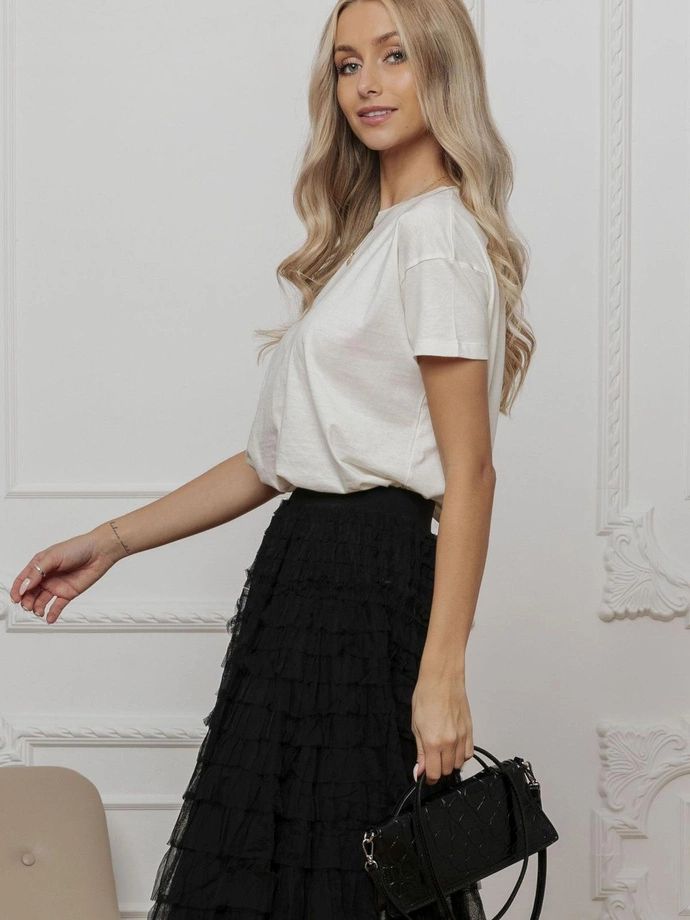 T-shirt oversize SLR094 - ecru