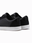 Męskie buty sneakersy  – czarne V-2 OM-FOCS-0104