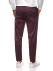 Spodnie męskie chino 1474P - bordowe