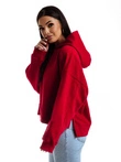 Bluza damska z kapturem TLR043 - czerwona