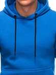 Bluza męska z kapturem EM-SSNZ-22FW-018 V1 - niebieska