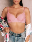 Biustonosz push-up 383ULR - różowy