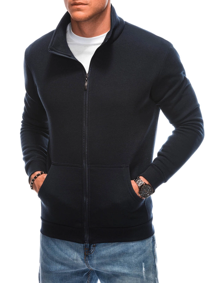 Bluza męska bez kaptura 1605B - granatowa