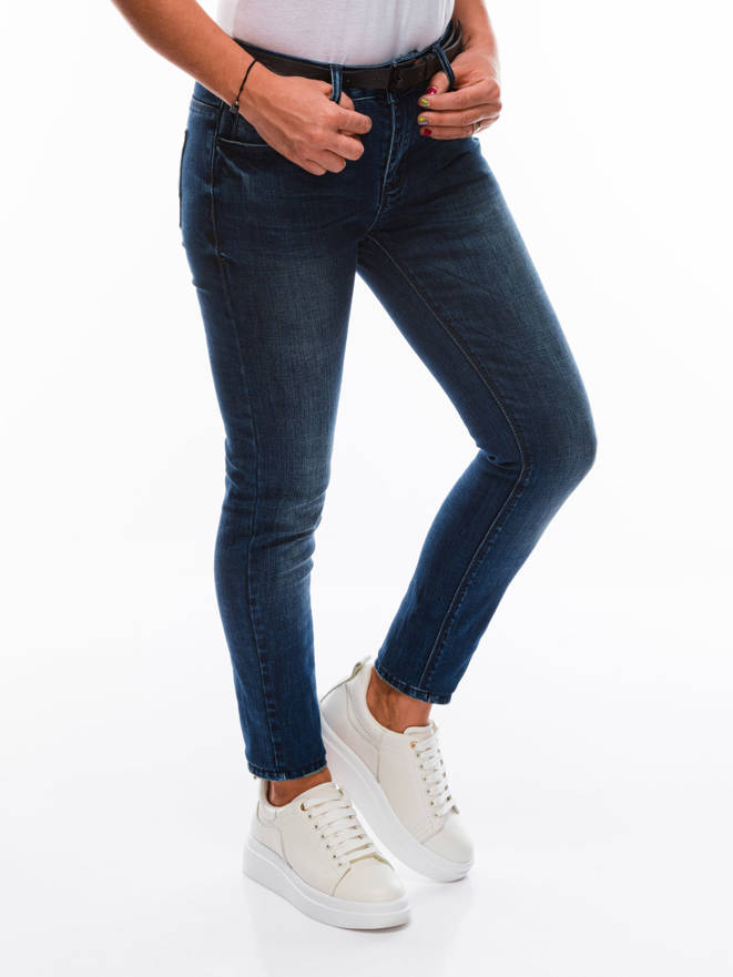Spodnie damskie jeansowe 170PLR - granatowe