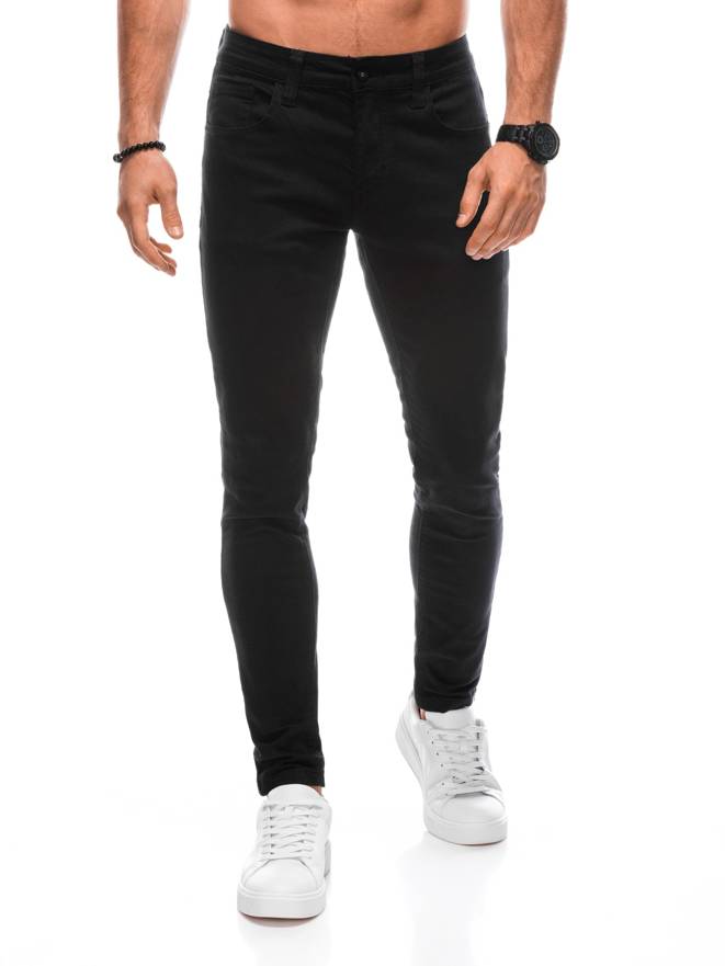Spodnie męskie jeansowe 1382P - czarne