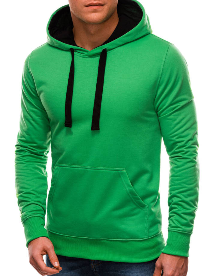 Bluza męska z kapturem 1352B - zielona