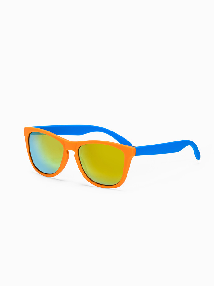Okulary przeciwsłoneczne 169A - pomarańczowe/niebieskie