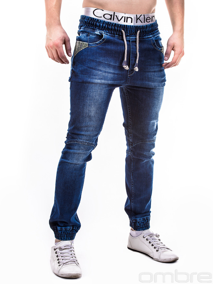 Spodnie P215 - ciemny jeans