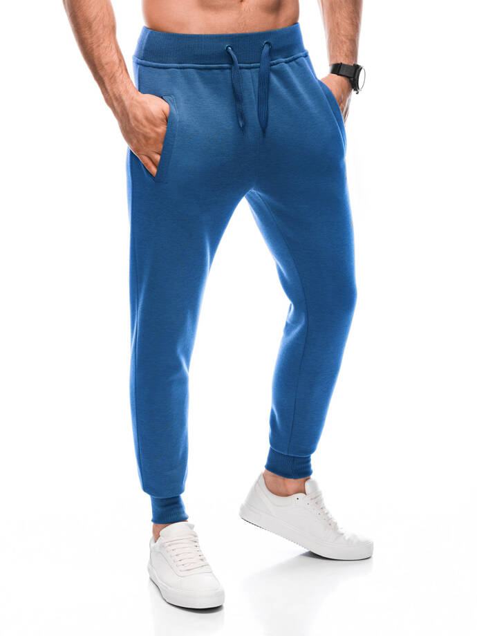 Spodnie męskie dresowe 928P - niebieskie